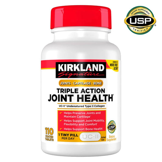 Kirkland Signature Triple Action Joint Health 110 Coated Tablets - All Vitamins & Supplements - Kirkland Signature