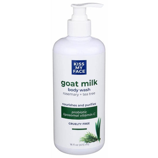 KISS MY FACE Kiss My Face Body Wash Rosemary Tea Tree, 16 Oz