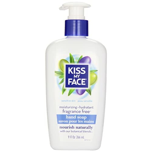 KISS MY FACE: Fragrance Free Moisture Hand Soap 9 oz (Pack of 5) - Bath & Body > Hand Soaps - KISS MY FACE