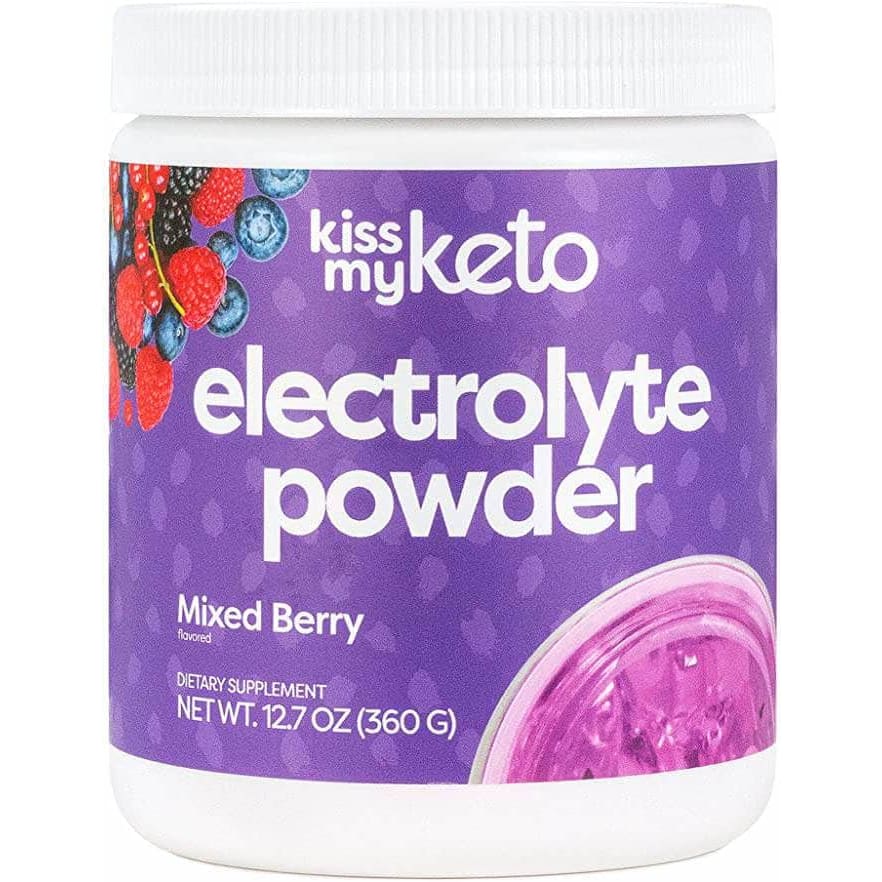 KISS MY KETO Health > Vitamins & Supplements KISS MY KETO: Mixed Berry Electrolyte Powder, 12.7 oz