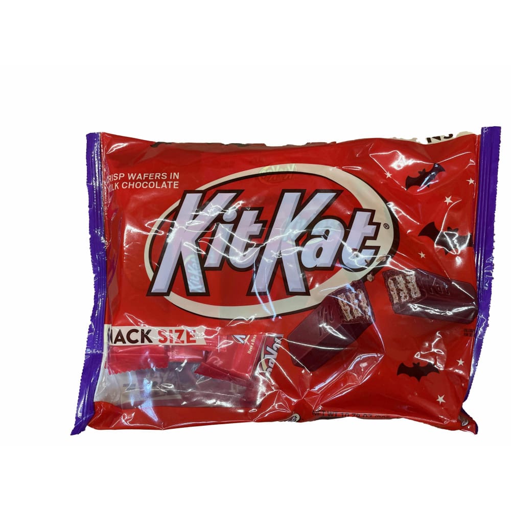 KITKAT KIT KAT, Milk Chocolate Snack Size Wafer Candy Bars, Halloween, 10.78 oz, Bag