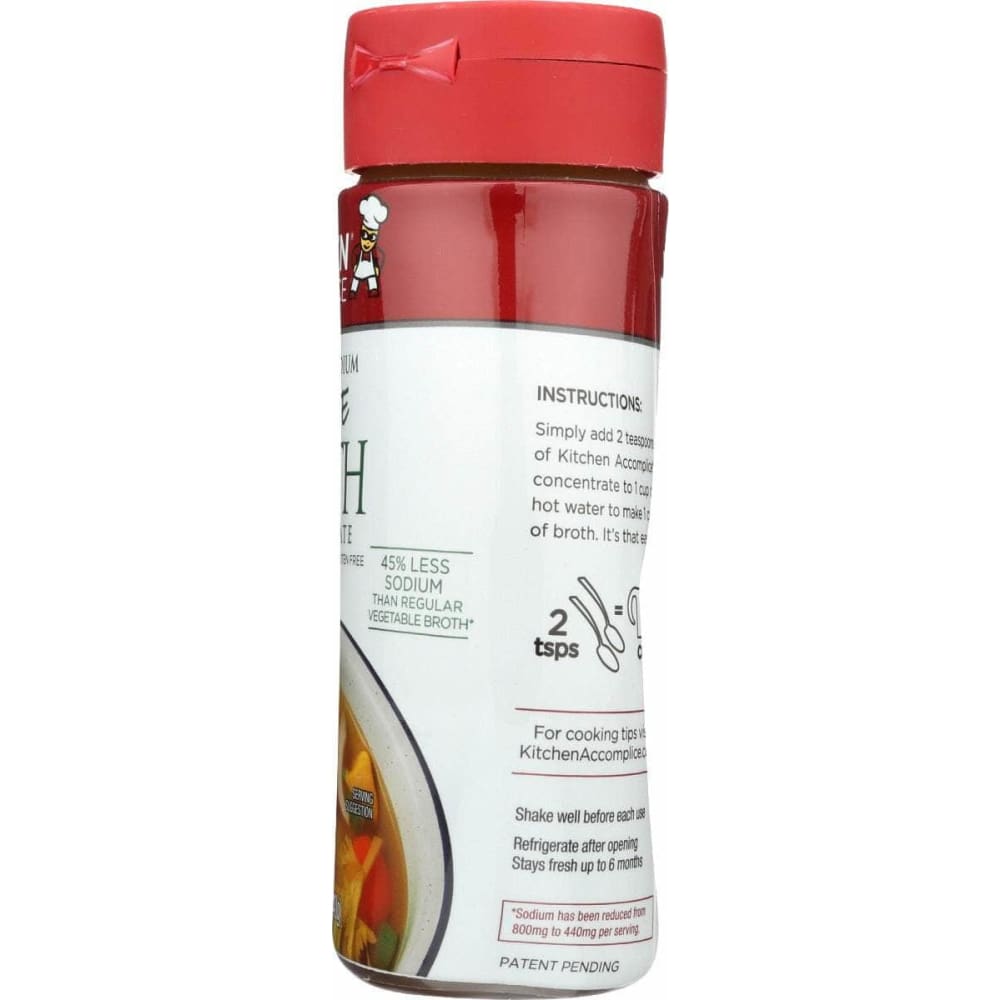 KITCHEN ACCOMPLICE Grocery > Soups & Stocks KITCHEN ACCOMPLICE Veggie Broth Concentrate, 12 oz