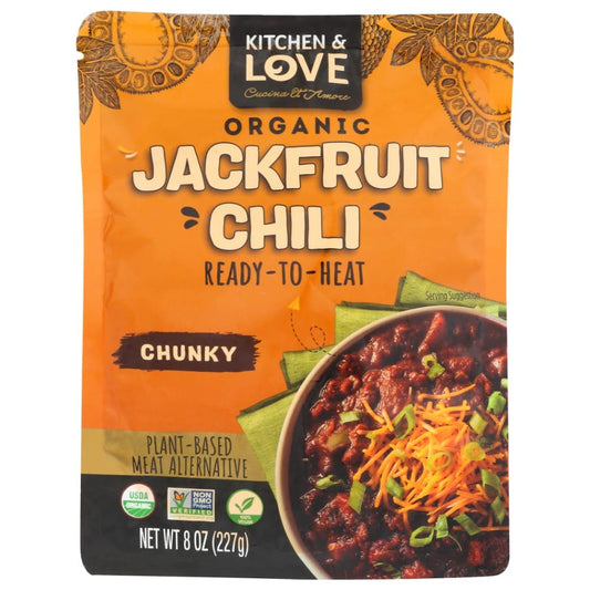 KITCHEN AND LOVE: Chunky Organic Jackfruit Chili 8 oz (Pack of 5) - Grocery > Pantry > Food - KITCHEN AND LOVE