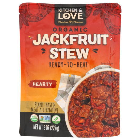 KITCHEN AND LOVE: Hearty Organic Jackfruit Stew 8 oz (Pack of 5) - Grocery > Pantry > Food - KITCHEN AND LOVE