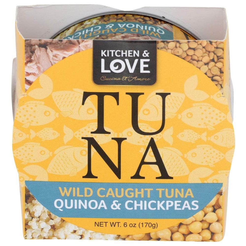 KITCHEN AND LOVE Kitchen And Love Meal Tuna Quinoa Chickpea, 6 Oz
