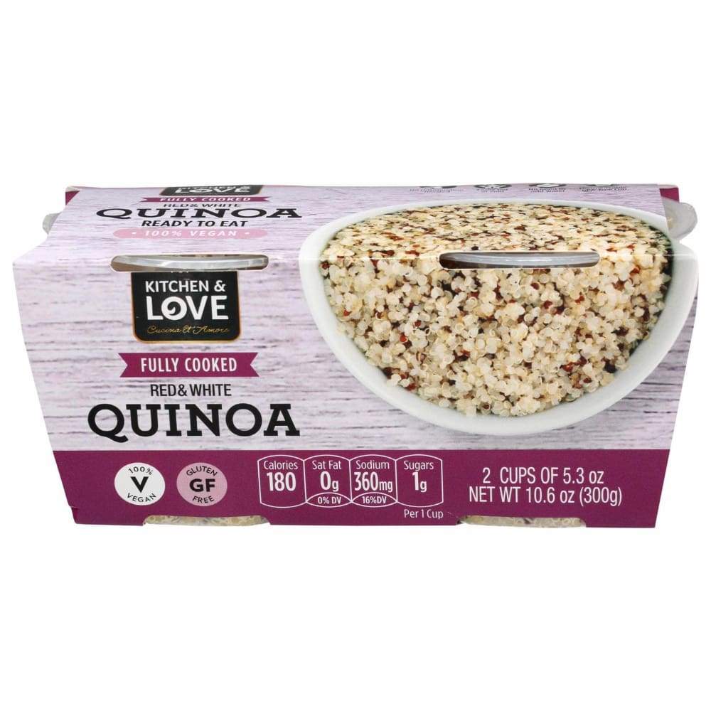 KITCHEN AND LOVE Kitchen And Love Quinoa Bi Color Plain Rte, 10.6 Oz