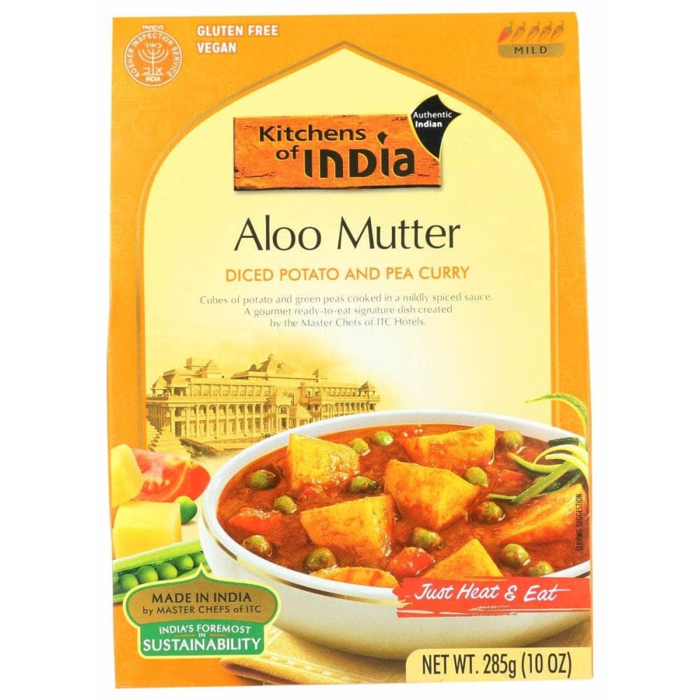 KITCHENS OF INDIA KITCHENS OF INDIA Aloo Mutter Diced Potato And Pea Curry, 10 oz