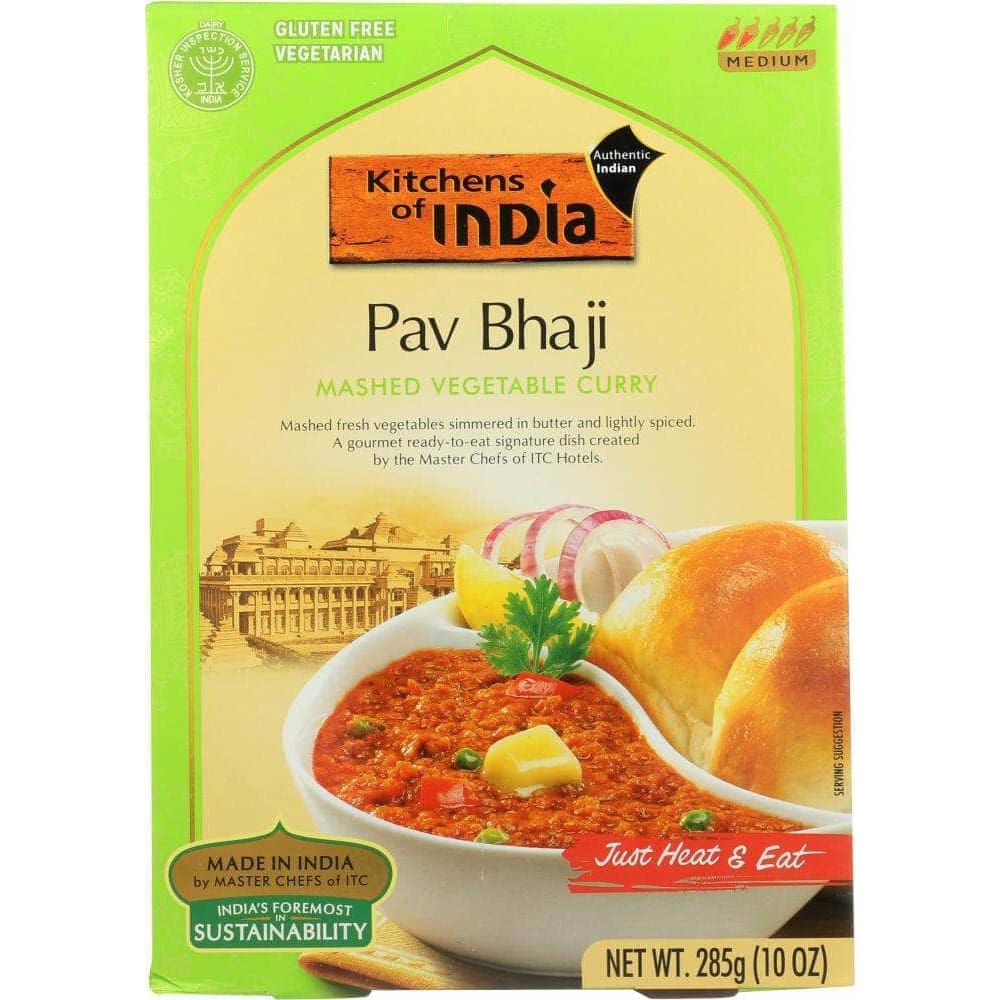 Kitchens Of India Kitchens Of India Entre Ready To Eat Pav Bhaji Curry, 10 oz