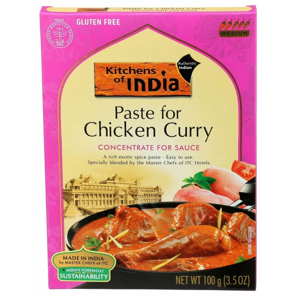 KITCHENS OF INDIA KITCHENS OF INDIA Paste For Chicken Curry, 3.5 oz