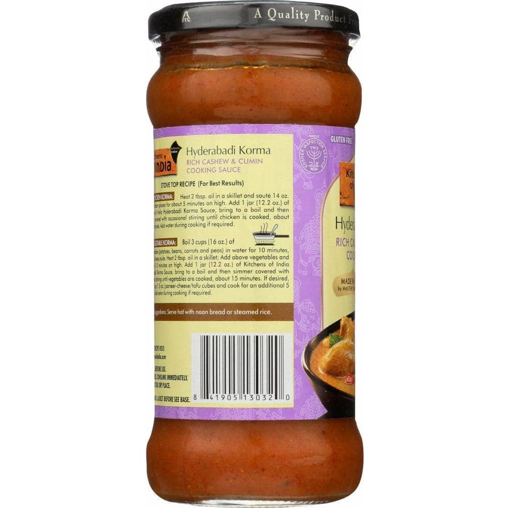 Kitchens Of India Kitchens Of India Sauce Cooking Cashew & Cumin, 12.2 oz