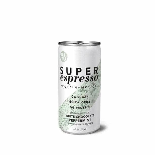 KITU Kitu Super Espresso White Chocolate Pepperrmint, 6 Fo
