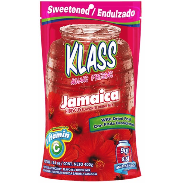 Klass Klass Beverage Mix Jamaica Sweetened, 14.1 oz
