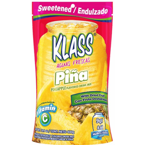 Klass Klass Beverage Mix Pineapple Sweetened, 14.1 oz