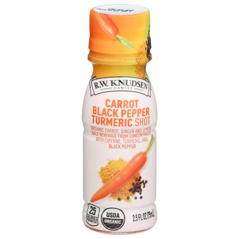 KNUDSEN Carrot Black Pepper Turmeric Juice Shot, 2.5 fo (Case of 4