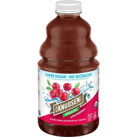 KNUDSEN: Organic Cranberry Low Sugar Juice 48 fo (Pack of 5) - Grocery > Beverages > Juices - KNUDSEN