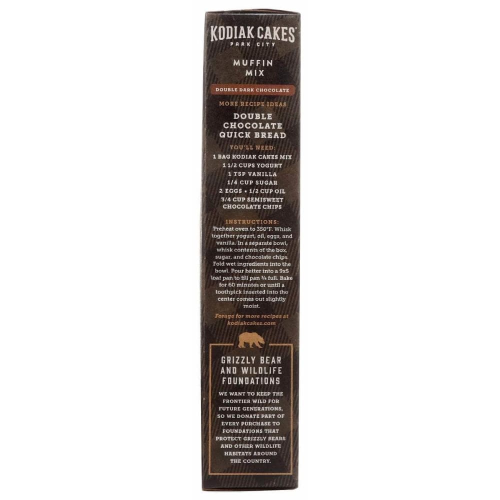 KODIAK Kodiak Double Dark Chocolate Muffin Mix, 14 Oz