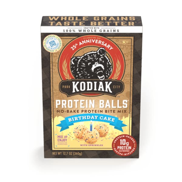 KODIAK Kodiak Mix Bday Cake Prtn Balls, 12.7 Oz