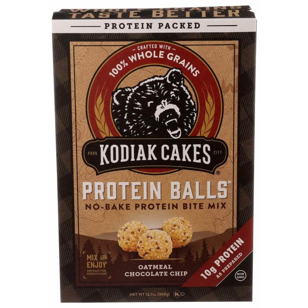 KODIAK Kodiak Oatmeal Chocolate Chip Protein Balls, 12.7 Oz