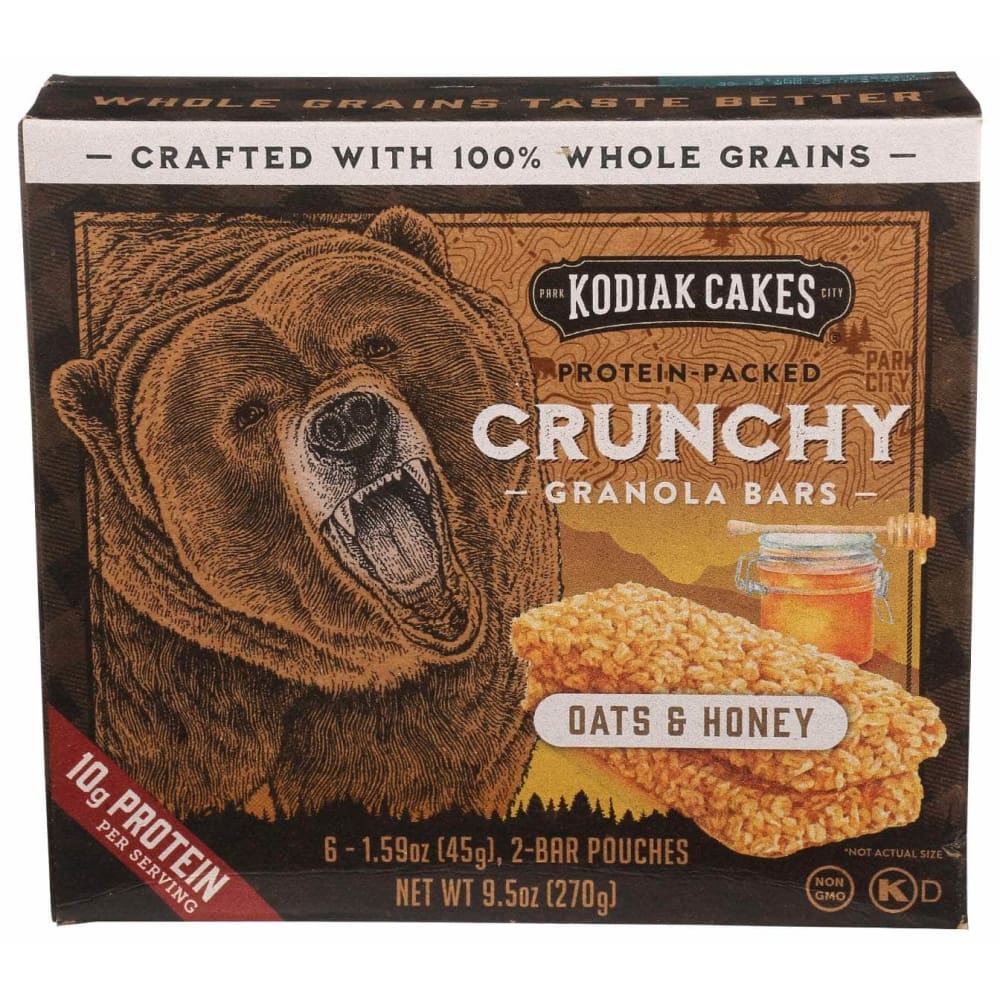 KODIAK KODIAK Oats and Honey Crunchy Granola Bars, 9.5 oz