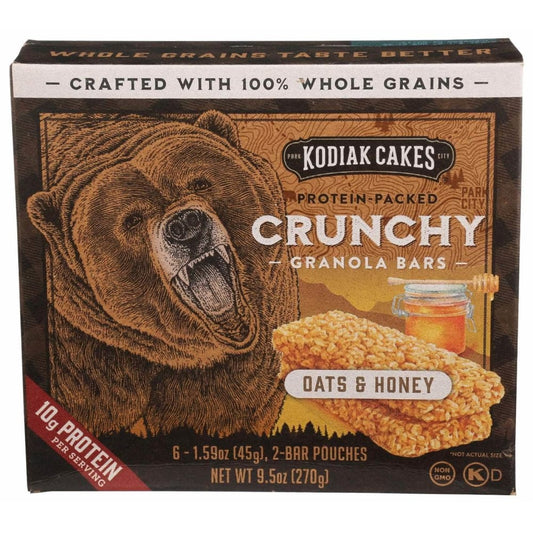 KODIAK KODIAK Oats and Honey Crunchy Granola Bars, 9.5 oz