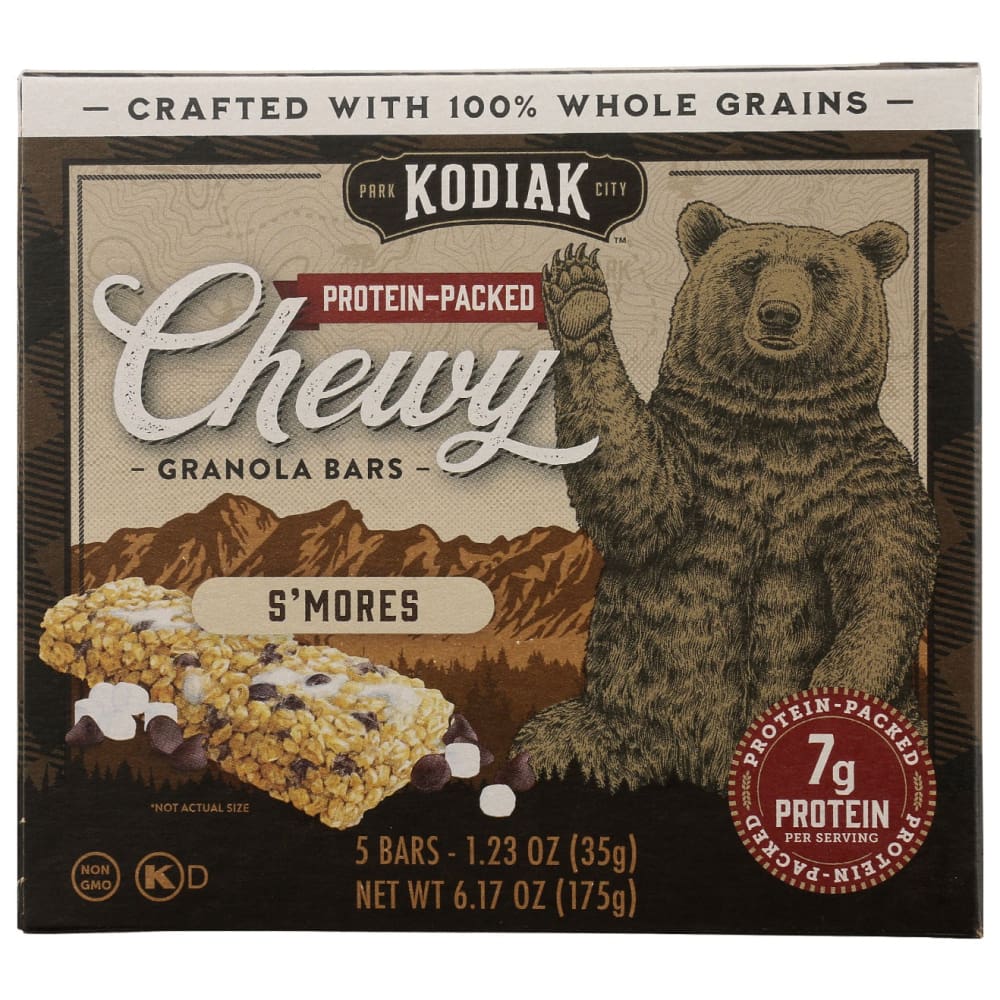 KODIAK: Smores Chewy Granola Bars 6.17 oz (Pack of 4) - KODIAK