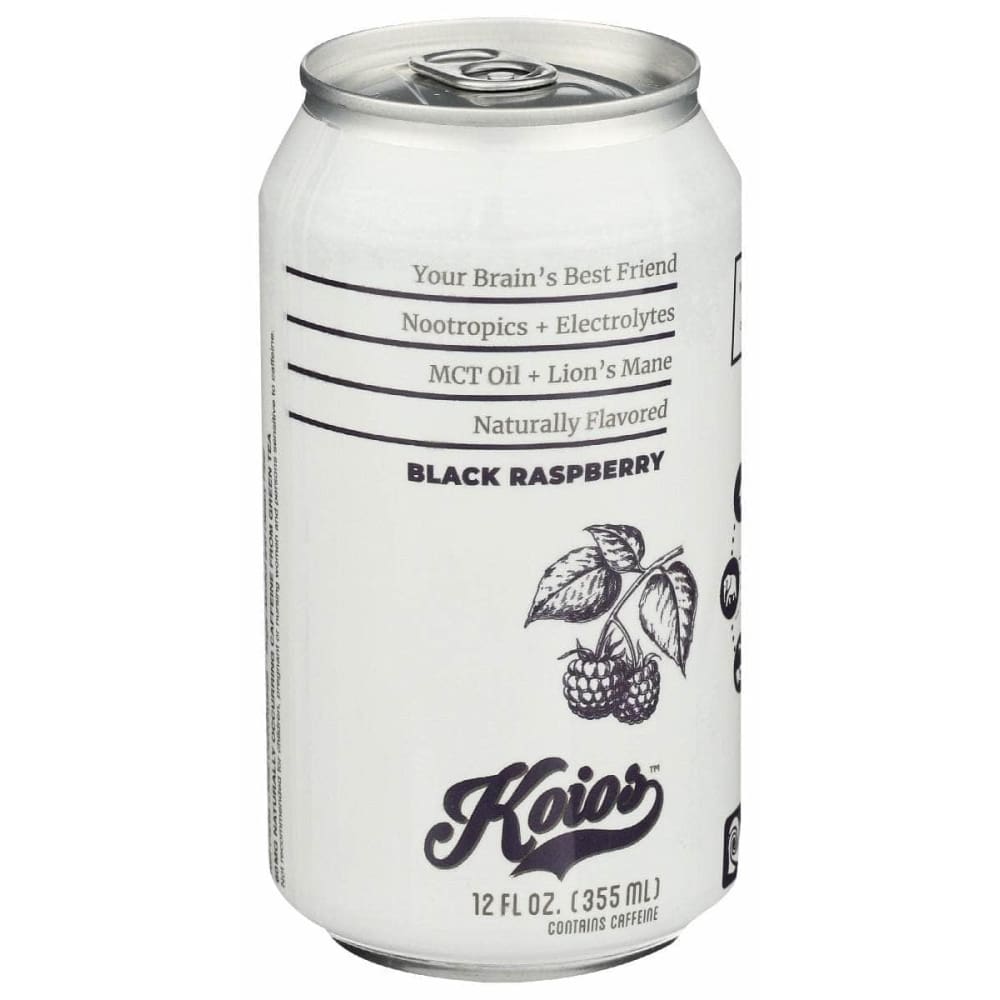 KOIOS Grocery > Beverages > Beverages KOIOS: Black Raspberry Sparkling Brain Energy, 12 fo