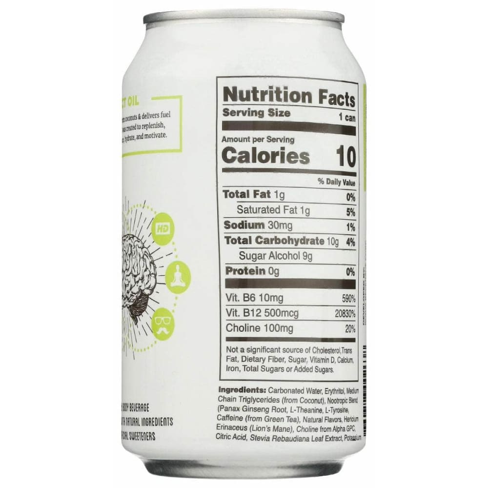 KOIOS Grocery > Beverages > Beverages KOIOS: Pear Guava Sparkling Brain Energy, 12 fo