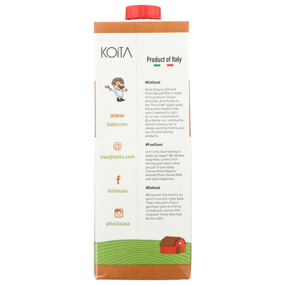 KOITA: Milk Almond 33.8 fo - Grocery > Dairy Dairy Substitutes and Eggs > Milk & Milk Substitutes - KOITA