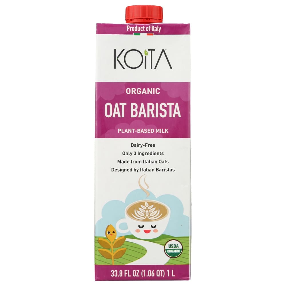 KOITA: Milk Oat Barista 33.8 fo - Grocery > Dairy Dairy Substitutes and Eggs > Milk & Milk Substitutes - KOITA