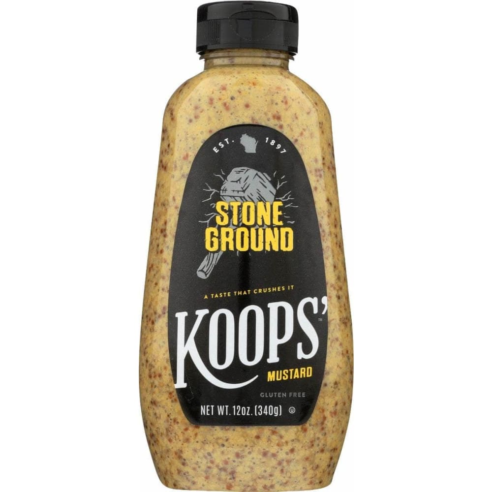 KOOPS KOOPS Mustard Stone Grnd, 12 oz