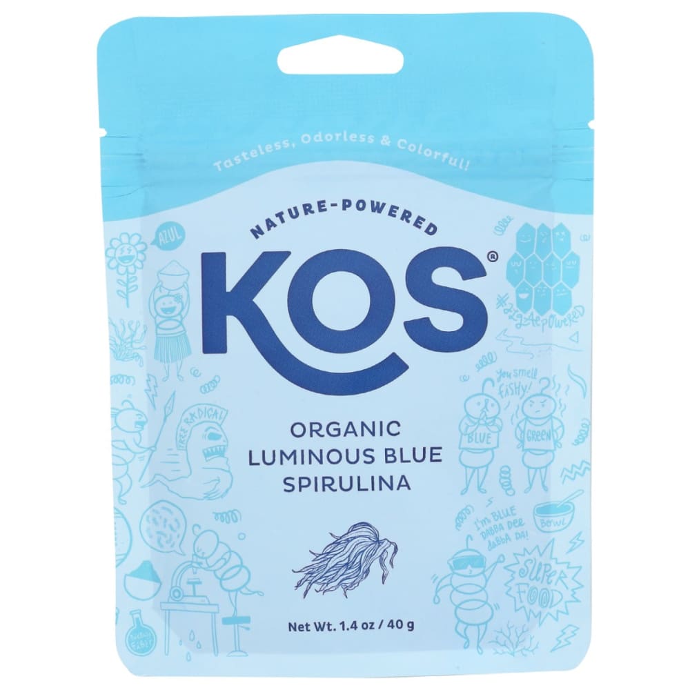 KOS: Blue Spirulina Powder Org 1.4 OZ - Health > Weight Loss Products & Supplements - KOS
