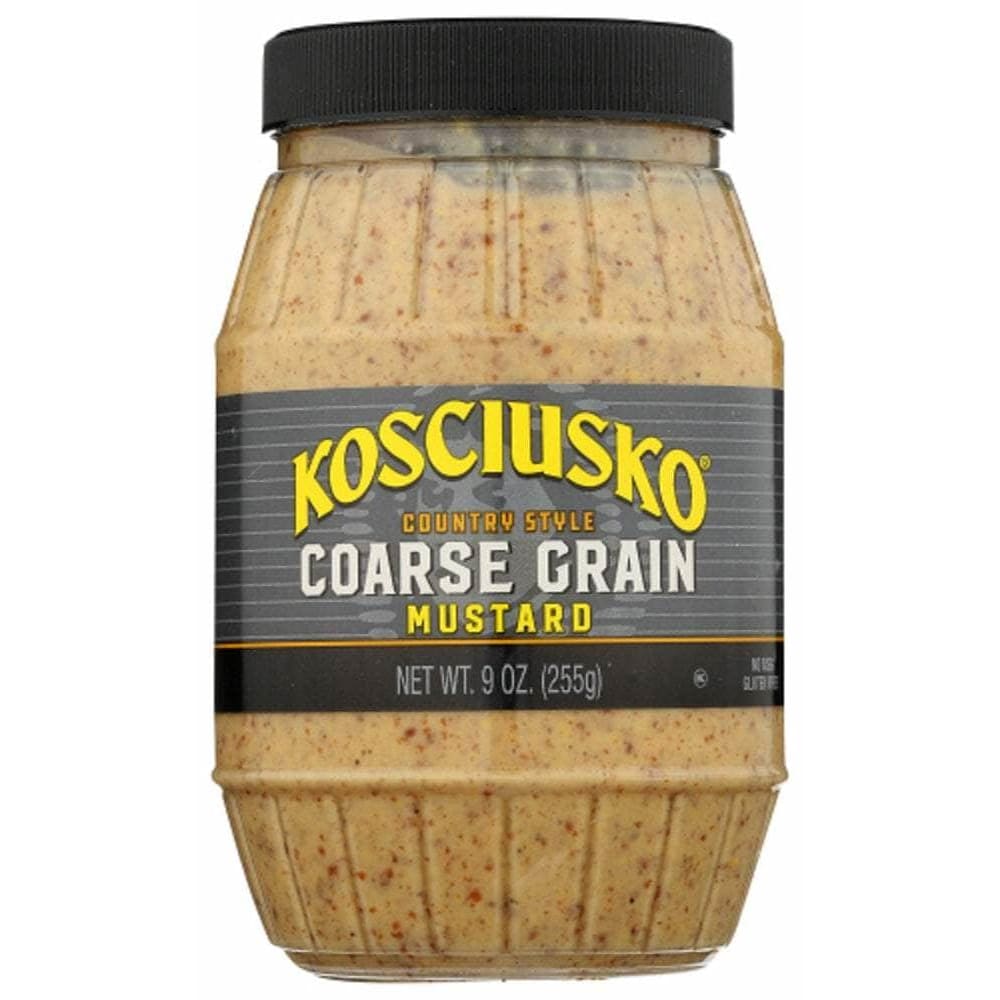 KOSCIUSKO Kosciusko Country Style Course Grained Mustard, 9 Oz