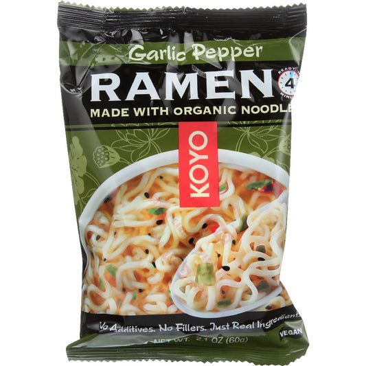 KOYO: Soup Ramen Garlic Pepper 2 oz (Pack of 6) - Grocery > Packaged Foods > WATER BOTTLES - KOYO