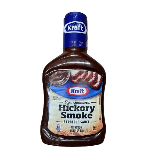 Kraft Kraft Hickory Smoke Slow-Simmered Barbecue BBQ Sauce, 17.5 oz Bottle