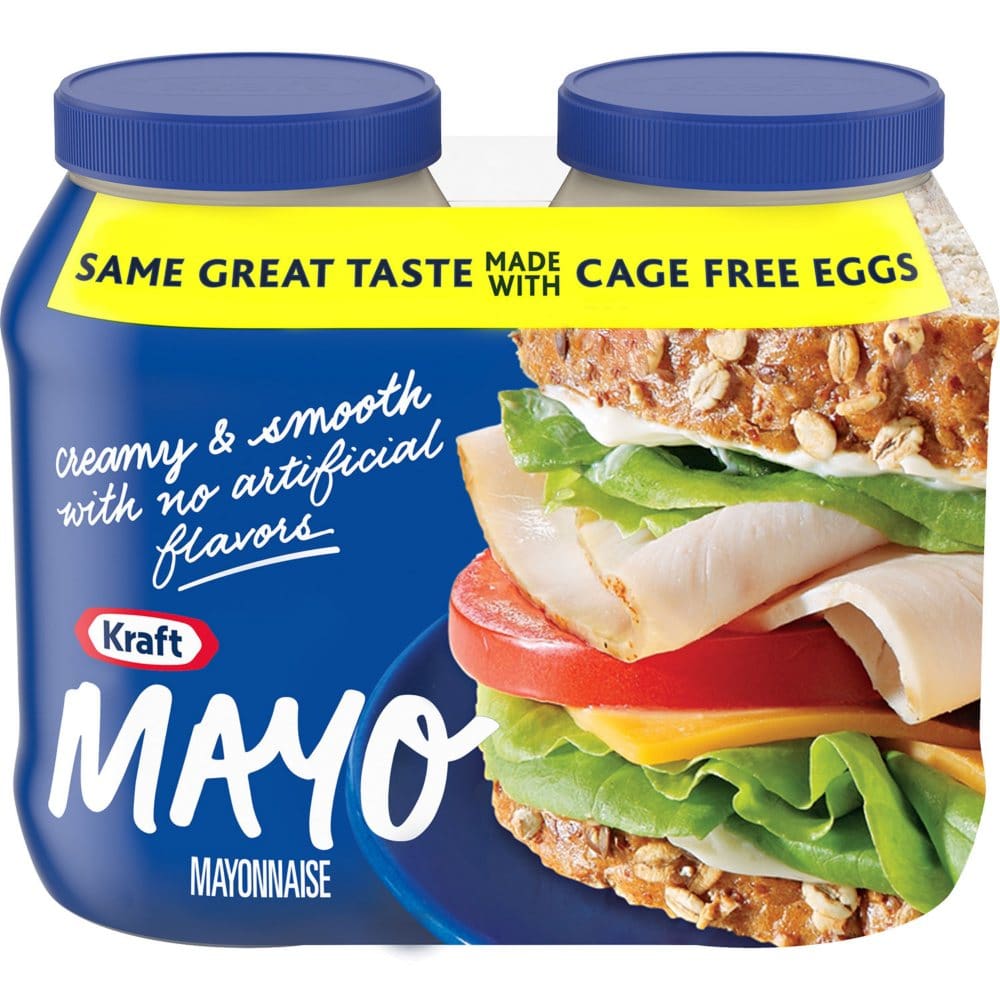 Kraft Real Mayo Creamy and Smooth Mayo (30 oz. 2 pk.) (Pack of 2) - Condiments Oils & Sauces - Kraft