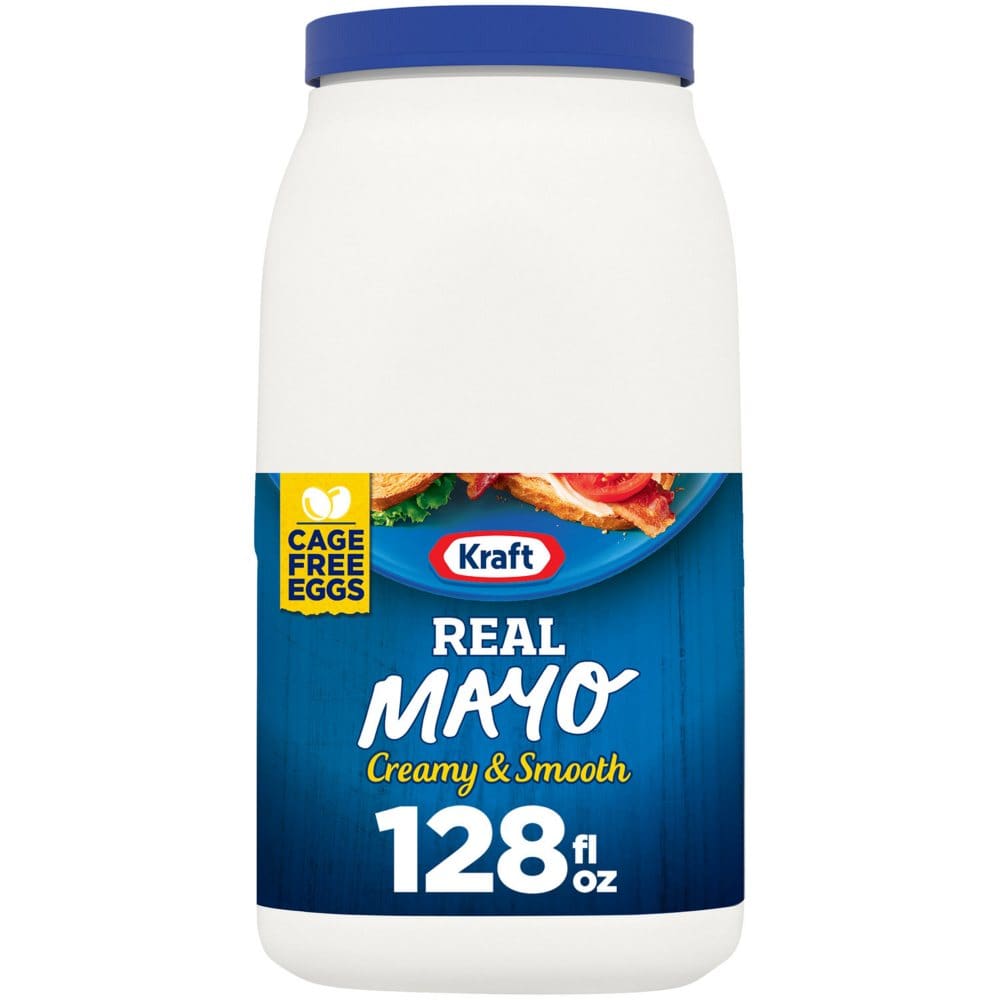 Kraft Real Mayo Creamy and Smooth Real Mayonnaise (1 gal.) (Pack of 2) - Condiments Oils & Sauces - Kraft