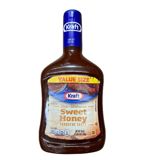 Kraft Kraft Sweet Honey Slow-Simmered Barbecue BBQ Sauce Value Size, 40 oz Bottle
