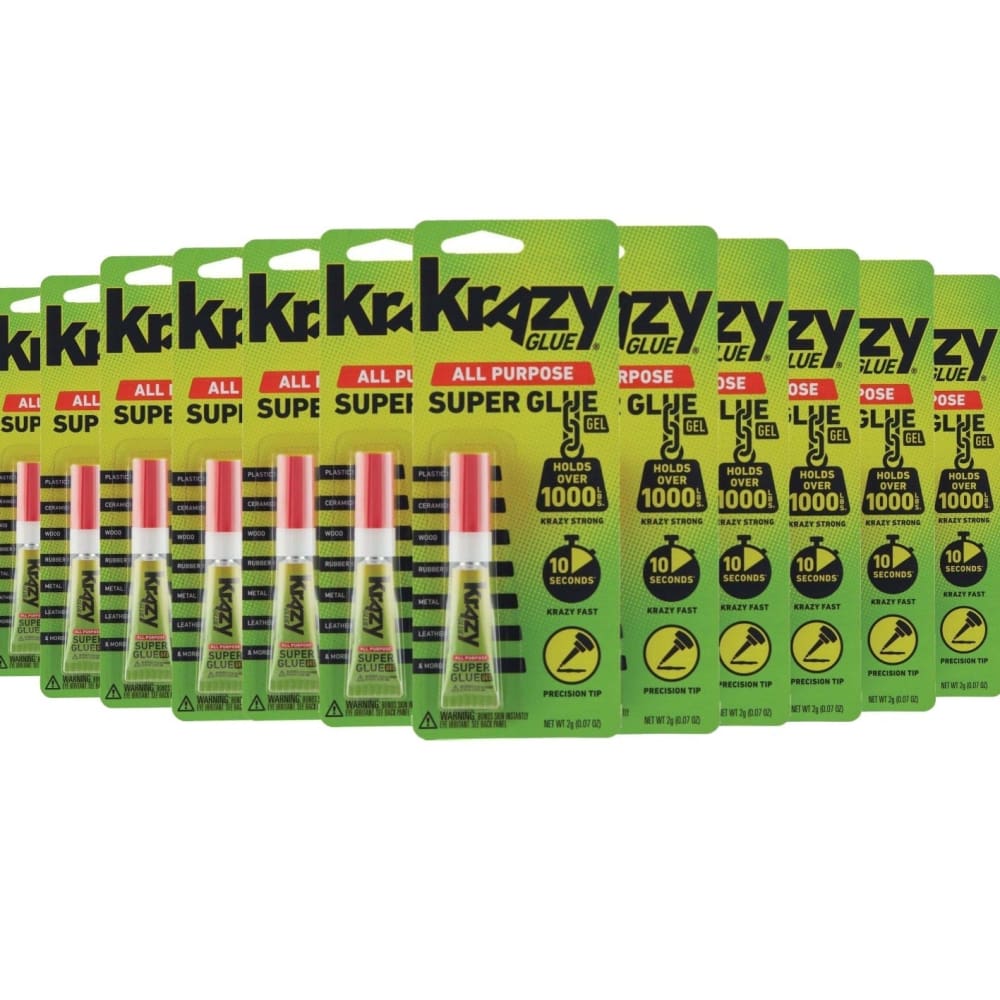 Krazy Glue All-Purporse Gel 0.07 oz - 48 Pack - Glue & Adhesives - Krazy Glue