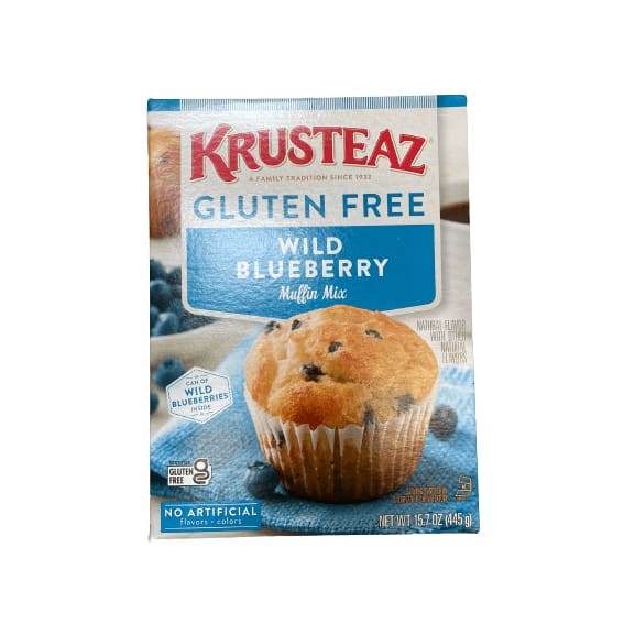 Krusteaz Krusteaz Gluten Free Wild Blueberry Muffin Mix, 15.7 oz Box