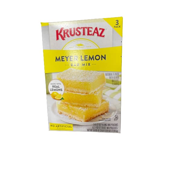 Krusteaz Meyer Lemon Bar mix, Made With Real Lemons, 58 oz. ShelHealth