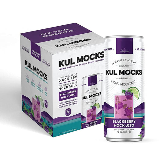KUL MOCKS: Blackberry Mockjito Mocktails 48 fo (Pack of 2) - Grocery > Beverages > Coffee Tea & Hot Cocoa > All Natural & Organic Cocktail