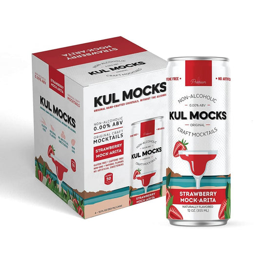KUL MOCKS: Strawberry Mockarita Mocktails 48 fo (Pack of 2) - Grocery > Beverages > Coffee Tea & Hot Cocoa > All Natural & Organic Cocktail