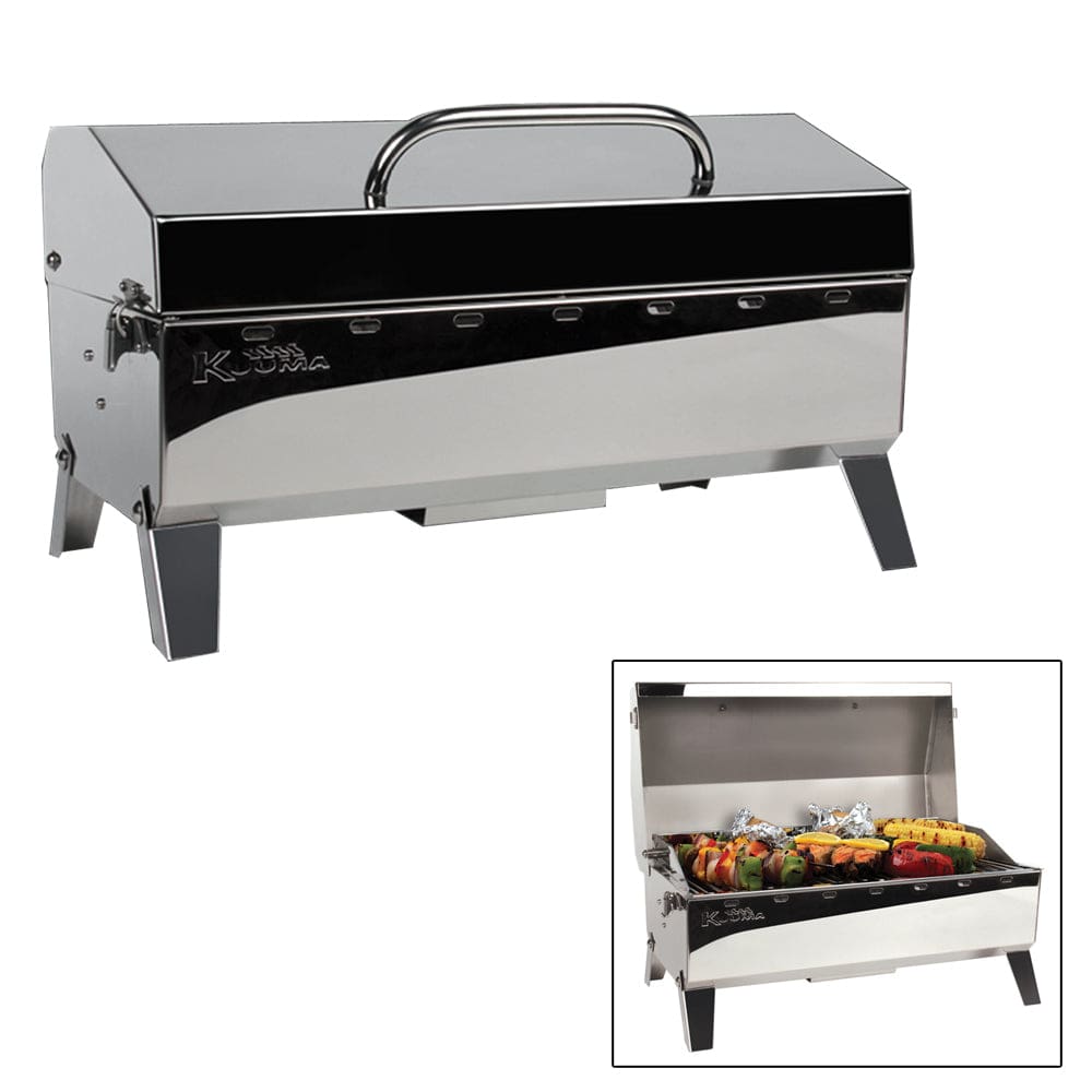Kuuma Stow N’ Go 160 Gas Grill w/ Thermometer and Ignitor - Boat Outfitting | Deck / Galley - Kuuma Products