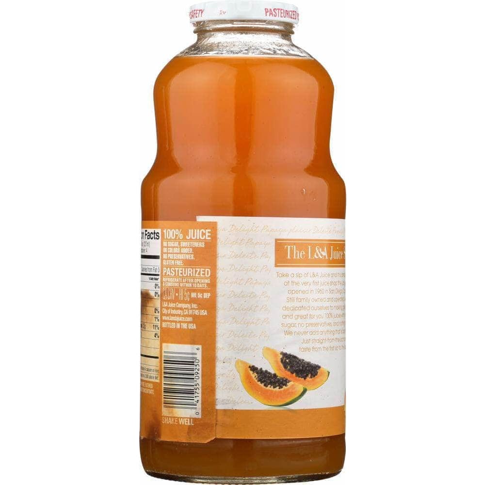 L&A L & A Juice Papaya Delight, 32 oz