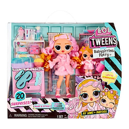 L.O.L. Surprise Tweens Babysitting Party 2 ct. - Home/Toys/Shop Toys Your Way/Shop by Age/Ages 3 to 5/ - L.O.L. Surprise