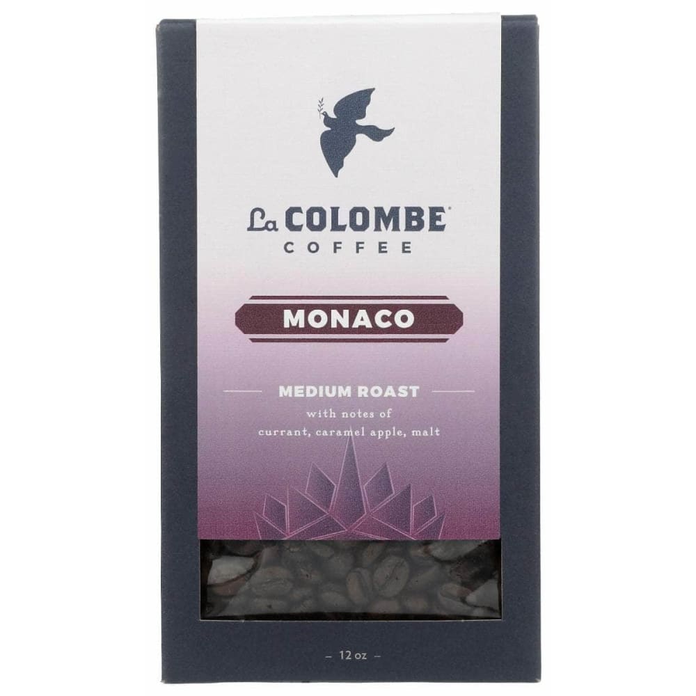 LA COLOMBE Grocery > Beverages > Coffee, Tea & Hot Cocoa LA COLOMBE Coffee Whl Bean Monaco, 12 oz