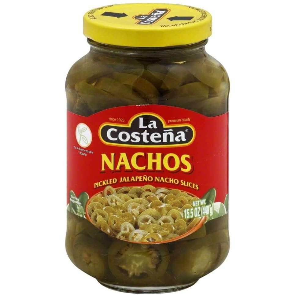 LA COSTENA Grocery > Pantry > Condiments LA COSTENA Pickled Jalapeno Nacho Slices, 15.5 oz