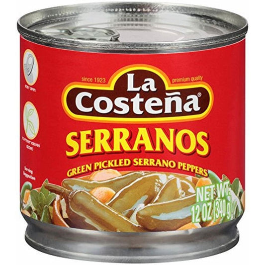 LA COSTENA LA COSTENA Serrano Peppers, 12 oz