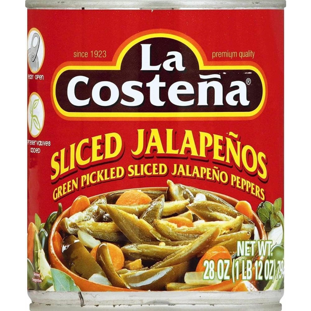 LA COSTENA LA COSTENA Sliced Jalapeno Peppers, 28 oz