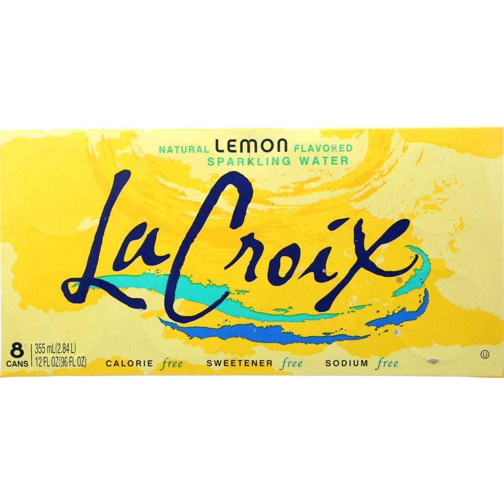 La Croix La Croix Lemon Sparkling Water 8 Count (12 oz each), 96 oz